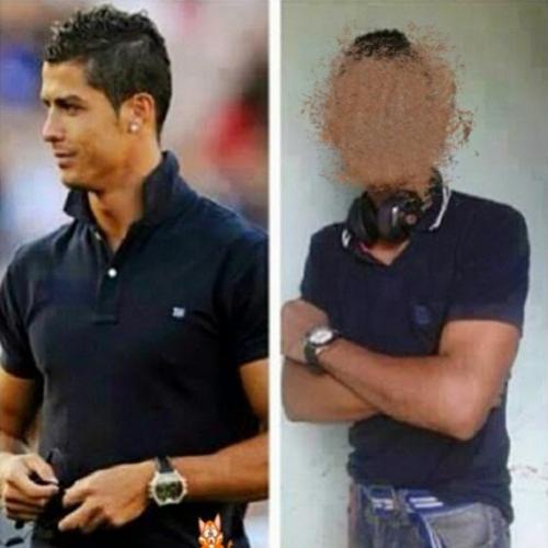  Conheça o sósia de Cristiano Ronaldo