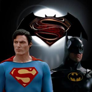 Reeve e Keaton - Superman Vs. Batman, em um divertido fan film.