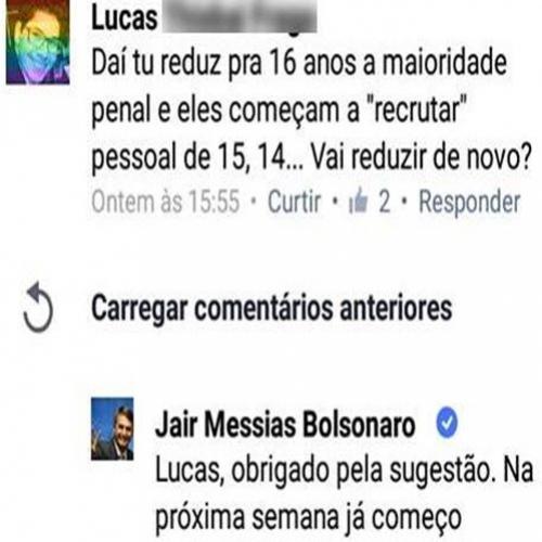 Jair Bolsonaro mitando mais uma vez!