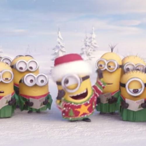Minions cantam músicas de Natal para você