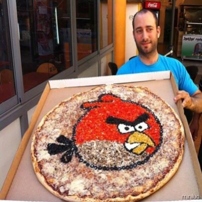 Incríveis artes com pizzas