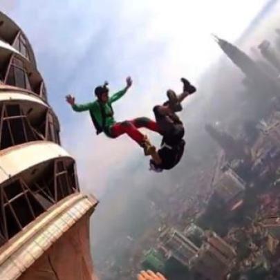 Base Jump: um vídeo incrível para mexer com seus nervos