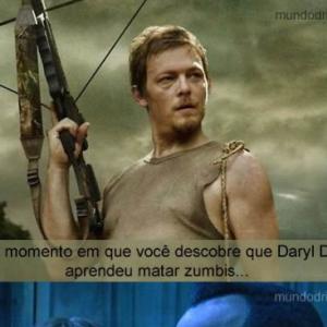 Onde Daryl aprendeu a matar zumbis