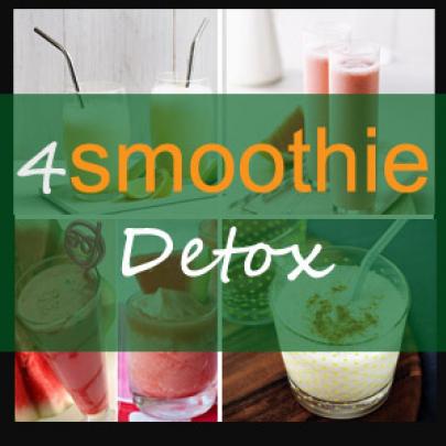 4 Smoothie detox para sua dieta ficar mais divertida com poucas calori