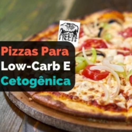 Pizza low-carb receitas low-carb com uma variedade de sabores