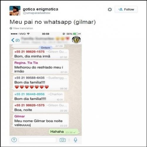 15 conversas engraçadas entre pais e filhos no WhatsApp
