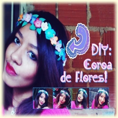 DIY: COROA DE FLORES!