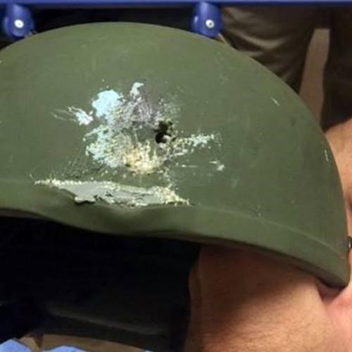 Veja como o capacete salvou a vida de policial em atentado 