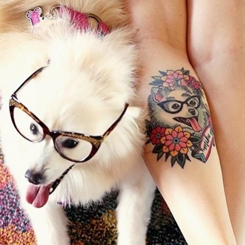 40 Pessoas que tatuaram seus animais no corpo