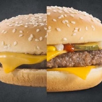Porque o fast food nos anúncios é tão diferente da realidade? (com vid