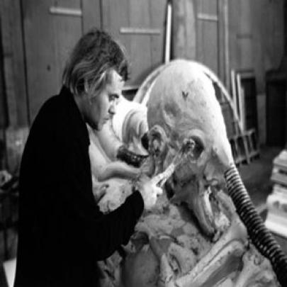 No set para a criação do épico ‘Alien’, em 1979