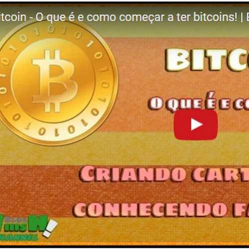 Novo vídeo! Como conseguir Bitcoins?