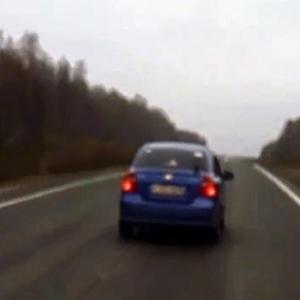 Mais um dia normal nas estradas da Rússia