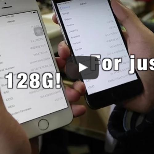 Os chineses já conseguem passar um iPhones de 16GB para 128GB em pouco