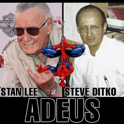 Descanse em paz Stan Lee e Steve Ditko