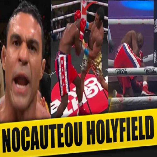 Vídeo = Assistir Vitor Belfort derrotando Evander Holyfield em uma lut