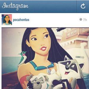 E se as princesas da Disney também usassem Instagram?