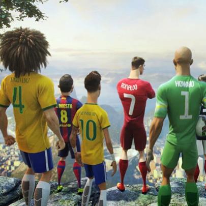 Nike reúne grandes jogadores no Brasil num comercial animado incrível
