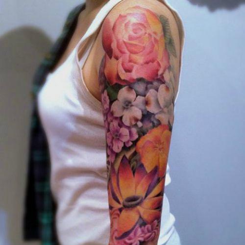 Lindas tatuagens de flores para te inspirar