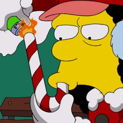 Abertura especial de Natal dos Simpsons