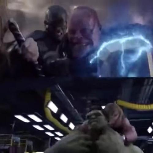 Cap vs Thanos na cena Endgame é exatamente o mesmo que Thor vs Hulk em