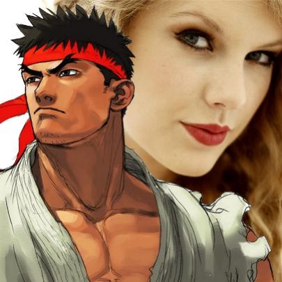 Imperdível: Taylor Swift resiste a sete chutes do Ryu