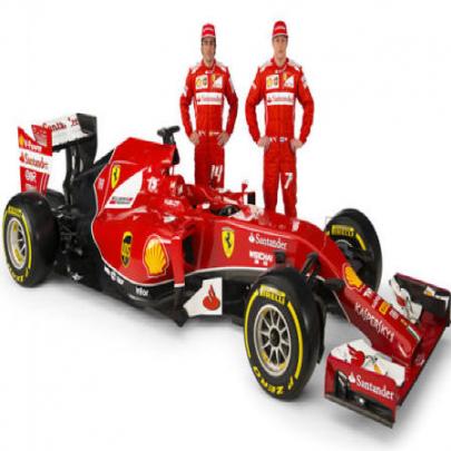O novo carro da Ferrari para a temporada 2014 da F1