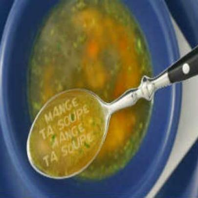 Comer menos comendo sopa