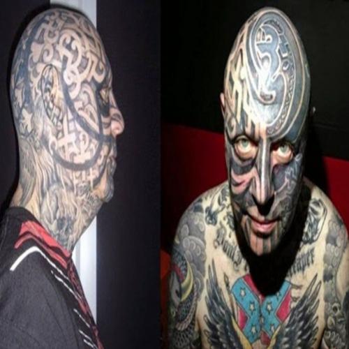 Homem remove tatuagens, mas volta atrás e tatua todo o corpo novamente