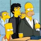 Escritor Neil Gaiman em episódio de Os Simpsons