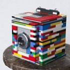 Câmera com moldura a base de Lego