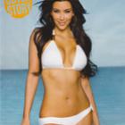 Kim Kardashian posa só de biquíni para revista FHM de Março  