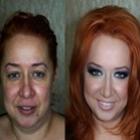 O Poder da Maquiagem Antes e depois...