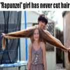 Menina de 11 anos nunca cortou os cabelos na vida