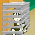 Salve o coitado panda preso em uma jaula