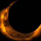 Sonda faz imagem de eclipse solar visto do espaço