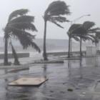 Imagens do furacão Irene