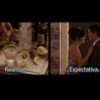 Vídeo mostra a expectativa x realidade na mesma cena de um encontro