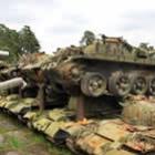 O incrível cemitério de tanques de guerra, na Ucrânia