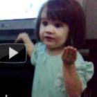 Menina de 2 anos “brava, muito brava!”