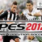 Neymar e Cristiano Ronaldo na capa de Pro Evolution Soccer 2012