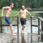 O super salto no lago