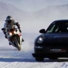 258 km/h na neve! – Desafio entre supercarros e motos