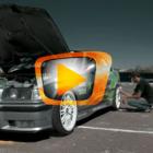 BMW M3 Turbo arrepiando no drift. Vídeo nacional