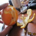 Como descascar uma laranja