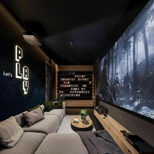 Salas de Cinemas caseiras incríveis para você se inspirar