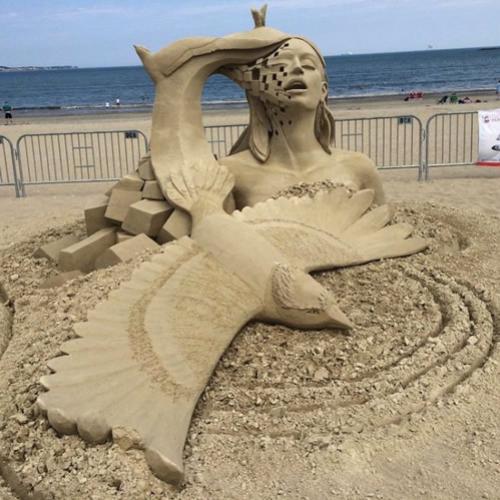 Incríveis esculturas de areia