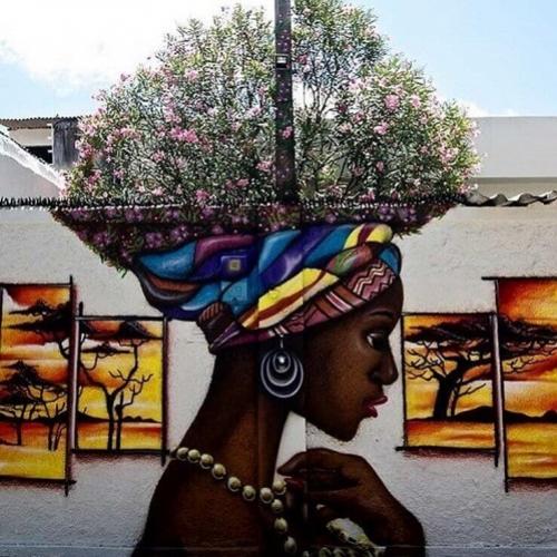 A incrível pintura de rua que interage com o meio ambiente