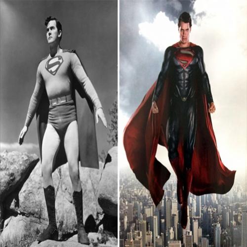 A transformação de 12 super-heróis