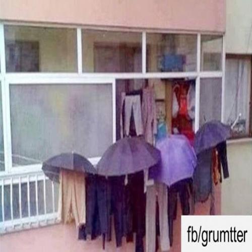Como secar suas roupas em dia de chuva